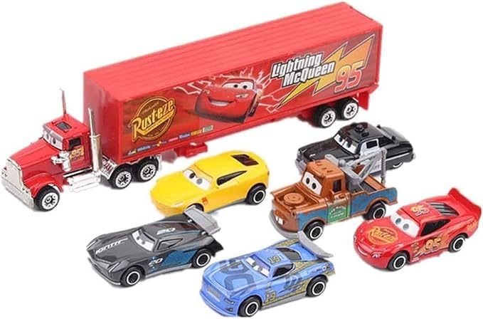 Faster 7pcs Car Toy Set Deluxe Set