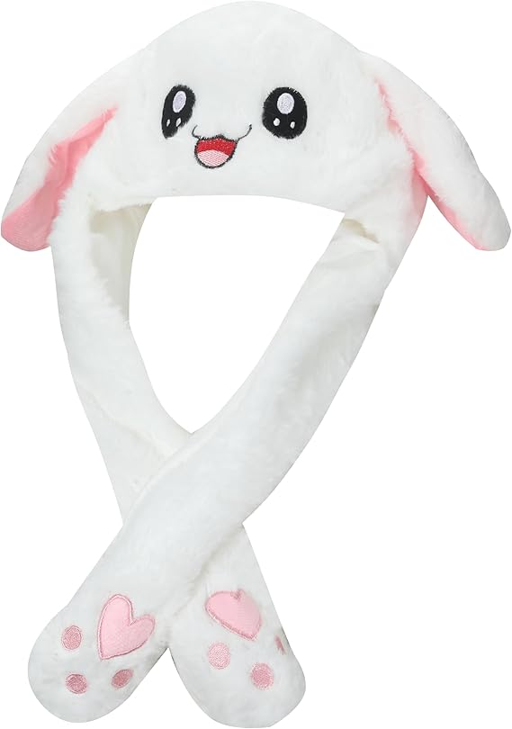 Animal Cap Airbag Hat with Moving Ears & LED Light