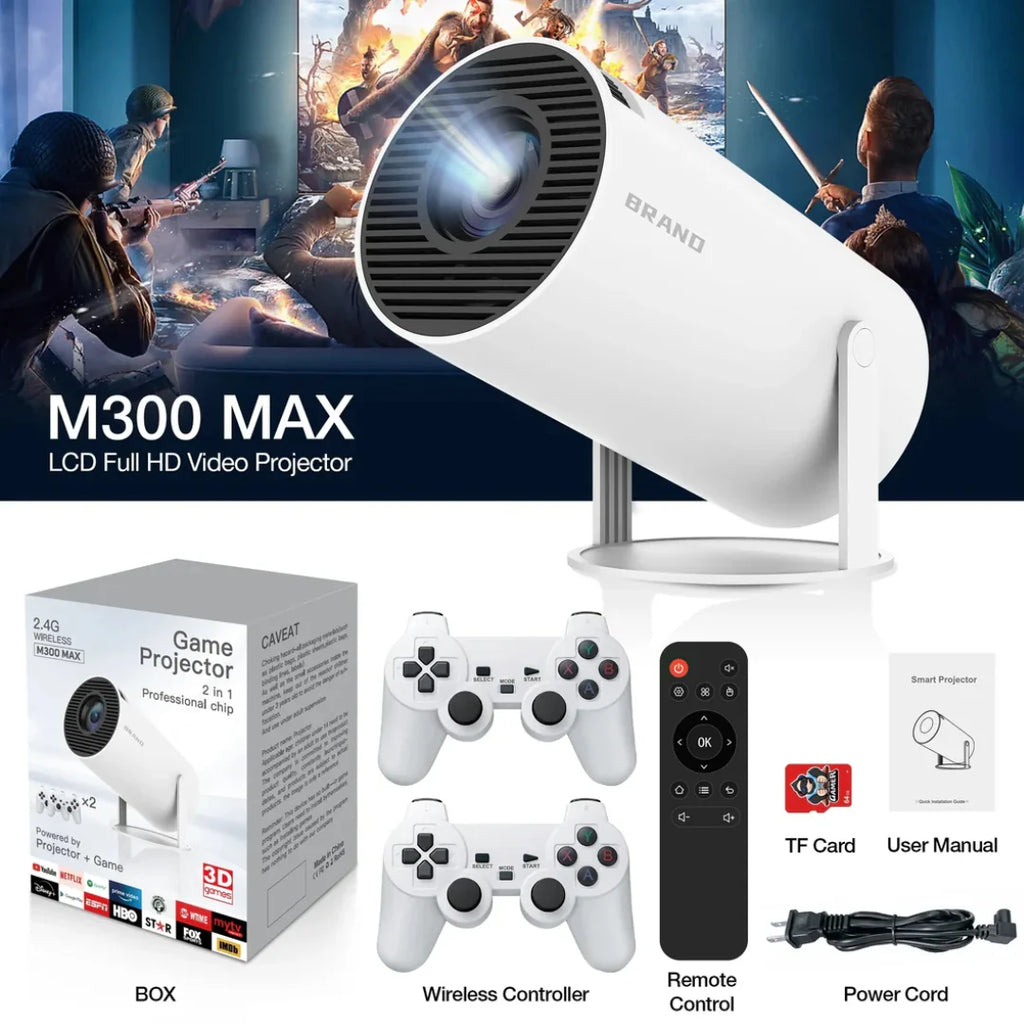 Portable Projector Video Game Console
