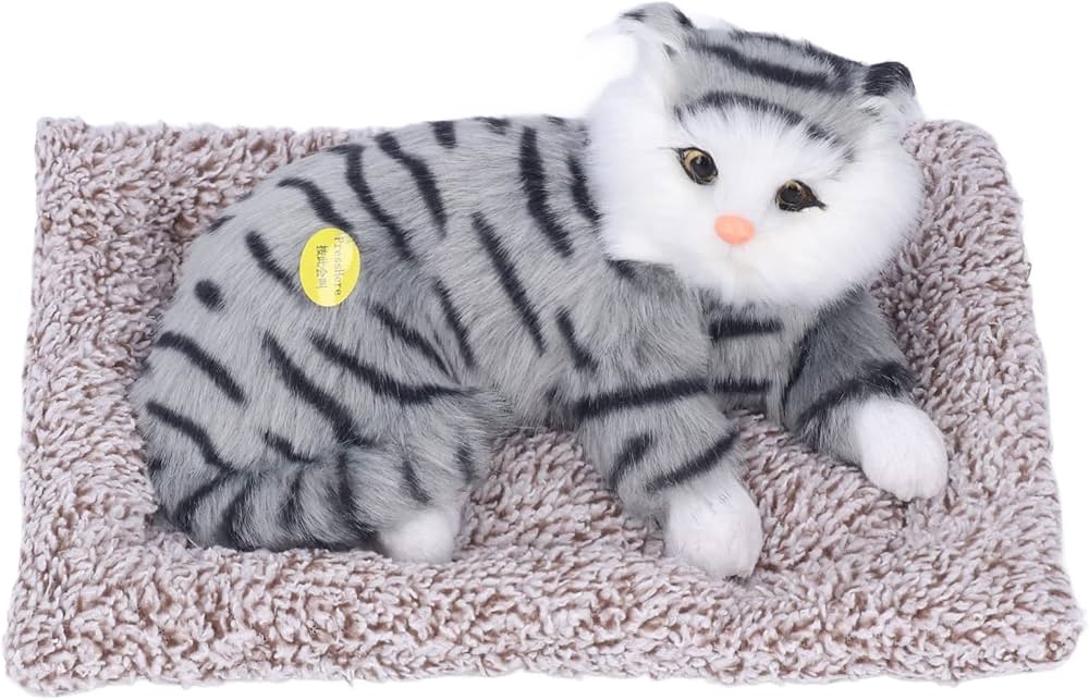 Car Ornament Simulation Sounding Medium Cats Plush Toy