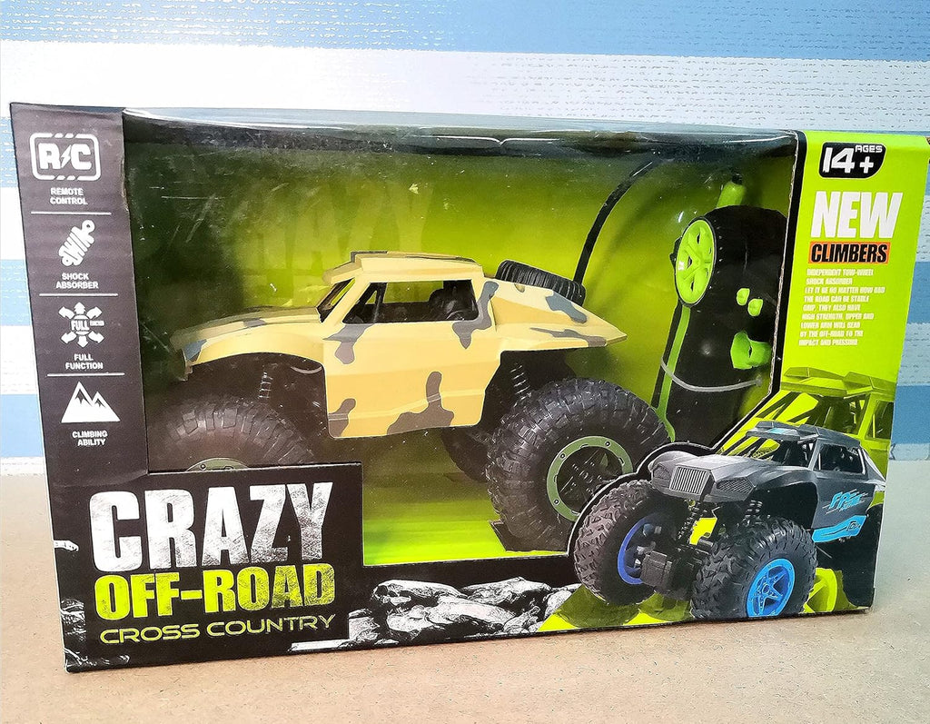 Crazy Off-Road RC toy truck.