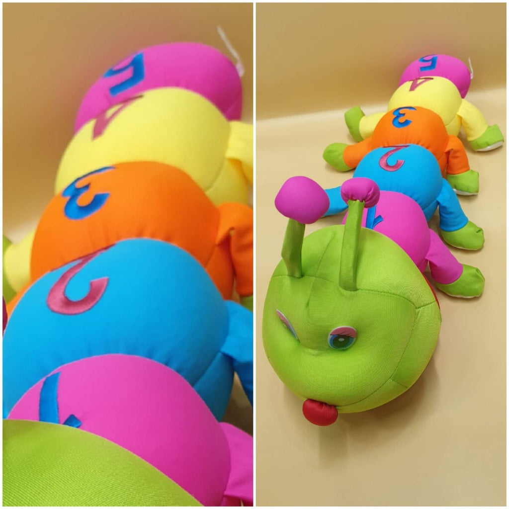 Colorful Caterpillar Plush Toy – 60cm