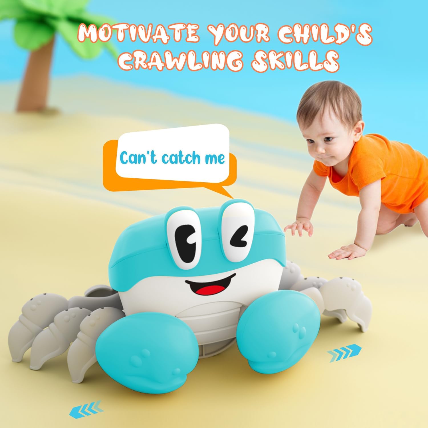 Crab Crawl, With Light And Music, 3 Color
