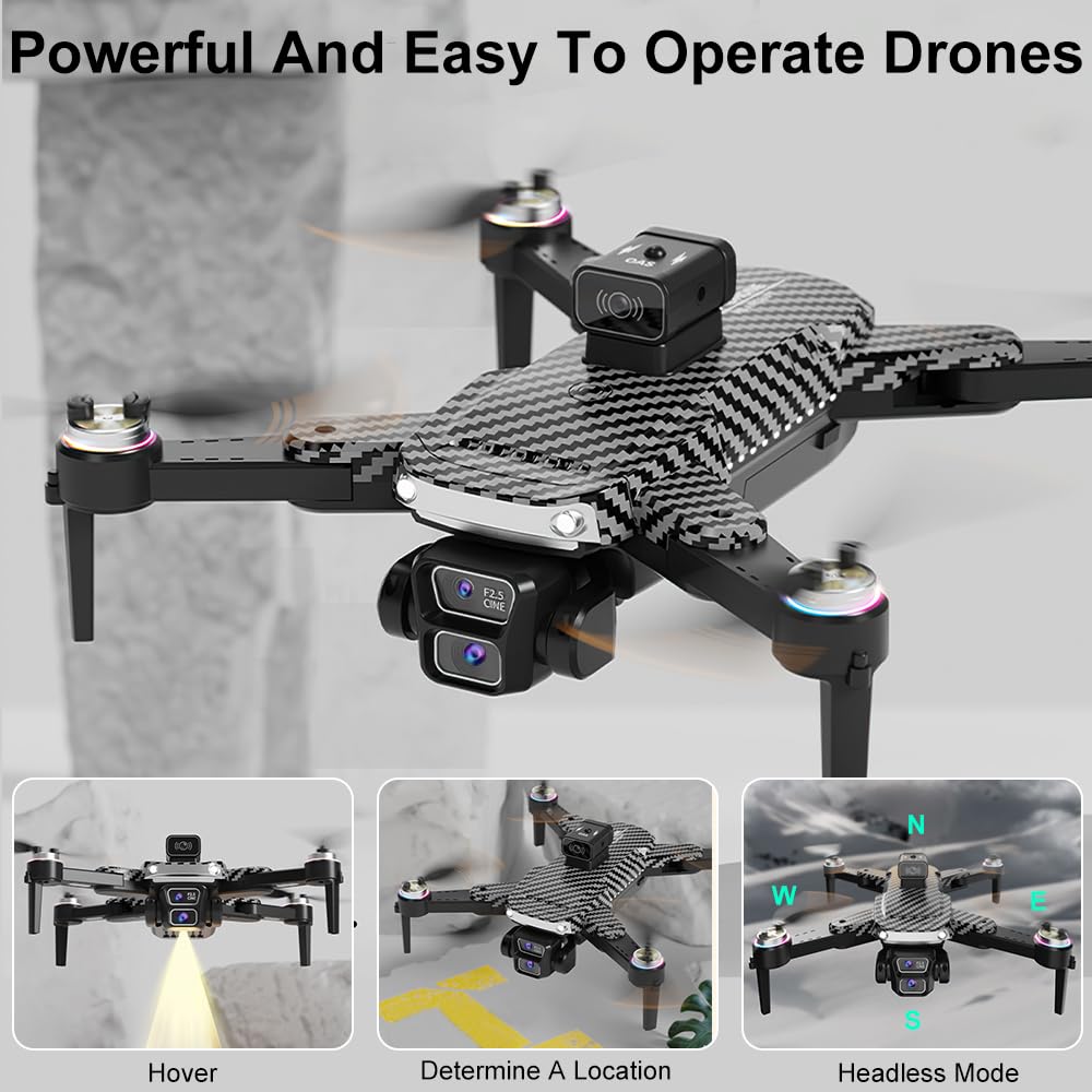 4K Dual Camera Drone with 4.3-inch Screen
