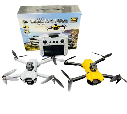 DJW M4 Ultra 4K Dual Camera Drone with 4.3-inch Screen