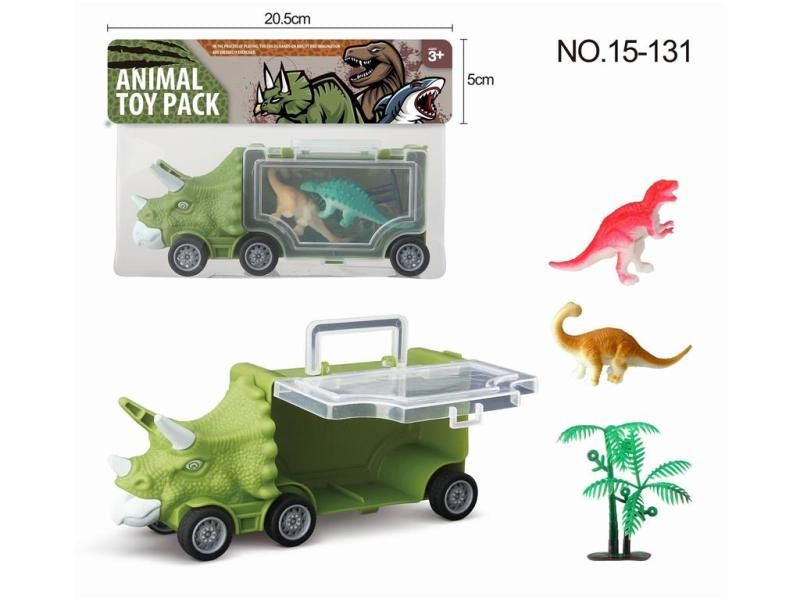 Dino Truck Animal Toy Pack