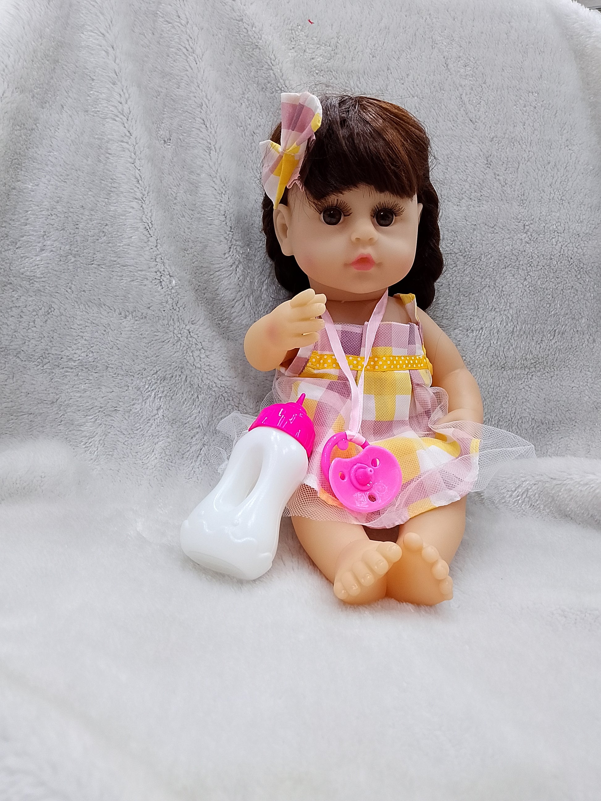 38cm Silicone Baby Doll | Soft Kids Doll in Pakistan