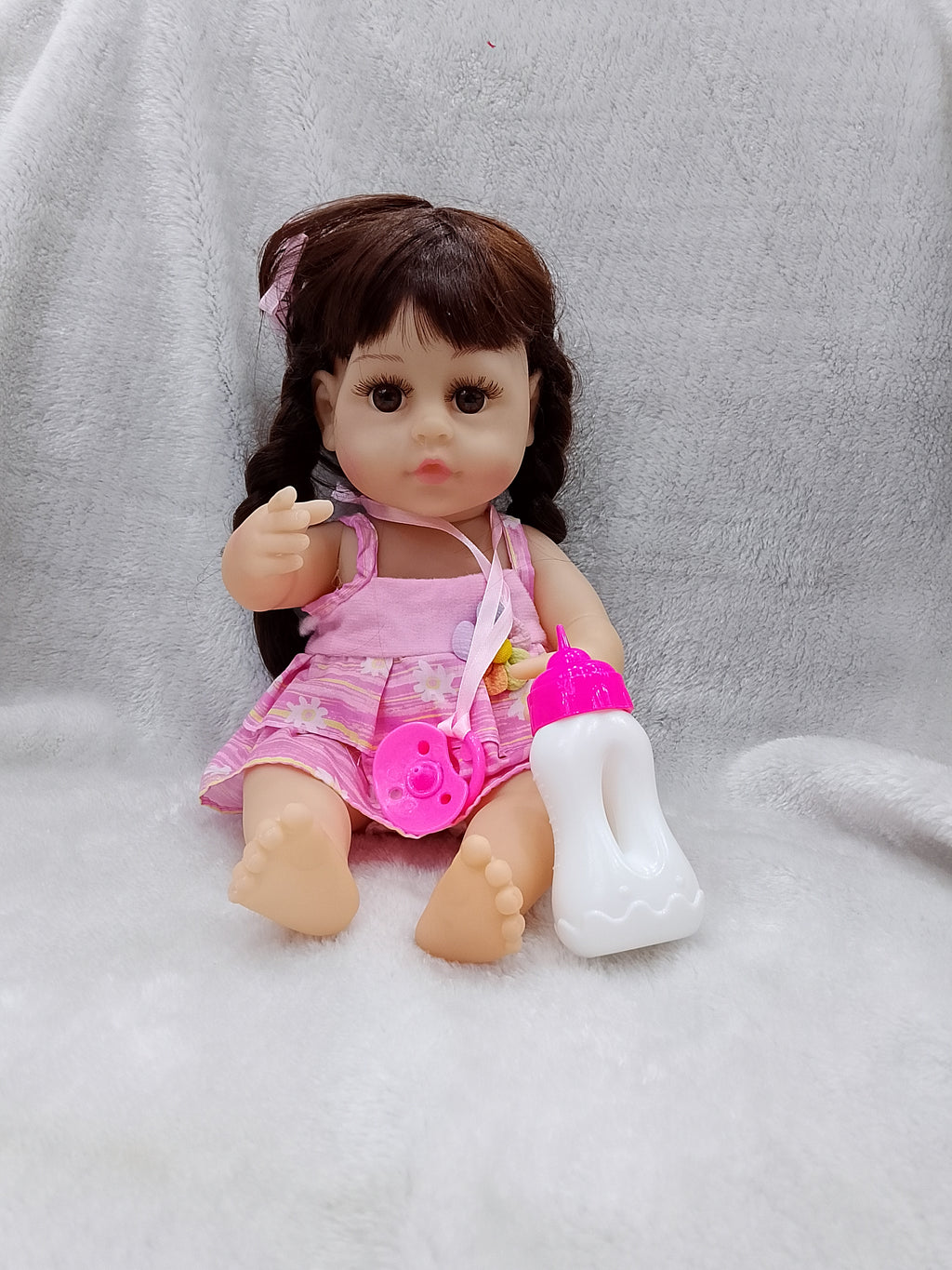 38cm Silicone Baby Doll | Soft Kids Doll in Pakistan