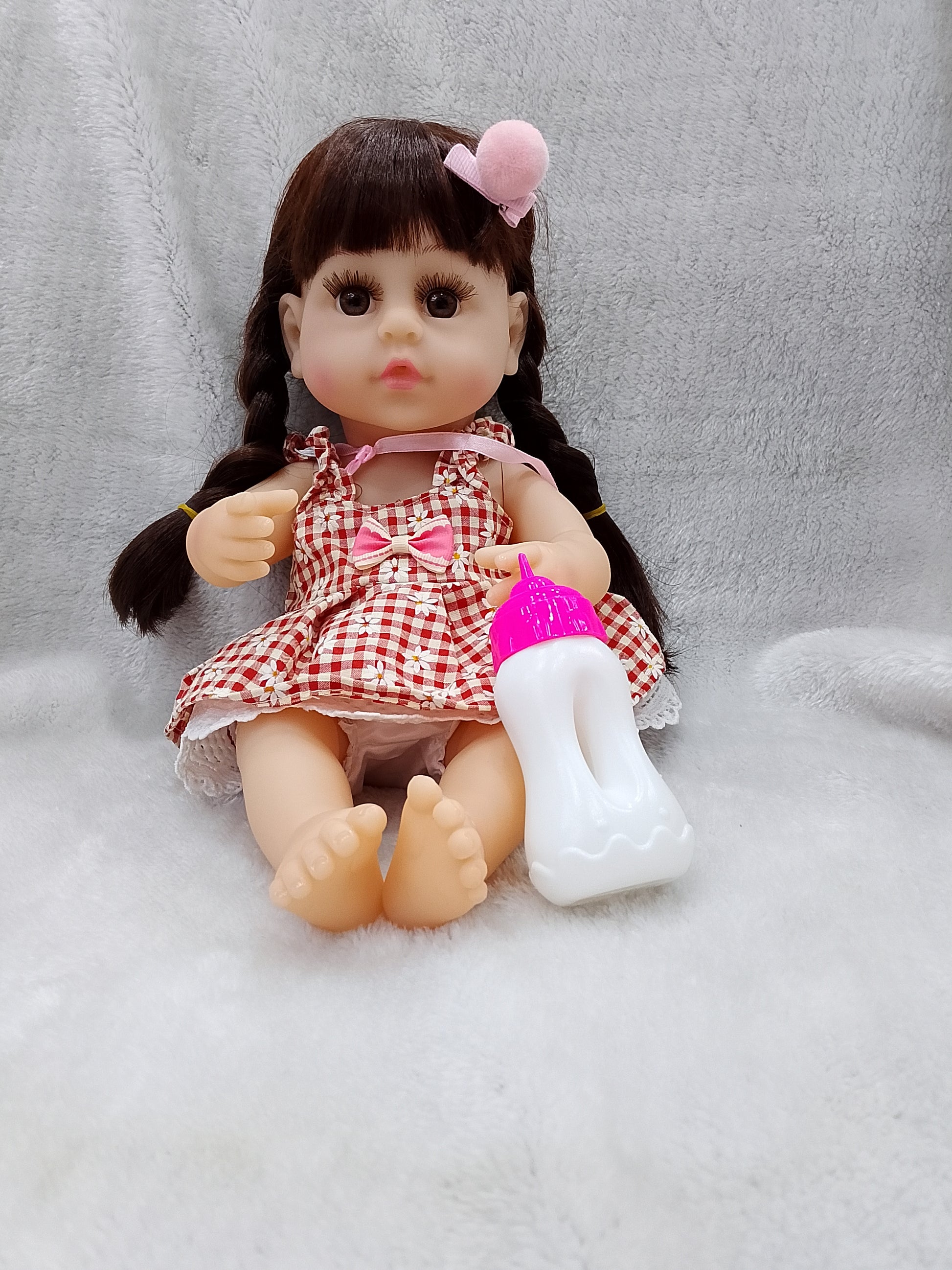 38cm Silicone Baby Doll | Soft Kids Doll in Pakistan