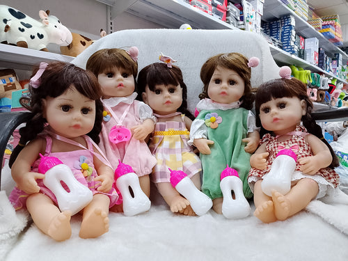 38cm Silicone Baby Doll | Soft Kids Doll in Pakistan