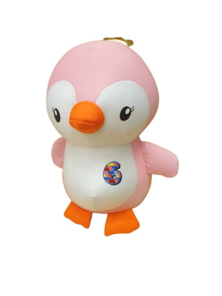 PINK PENGUIN PLUSH TOY
