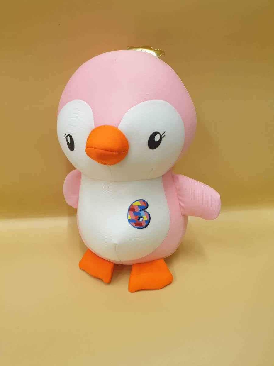 PINK PENGUIN PLUSH TOY