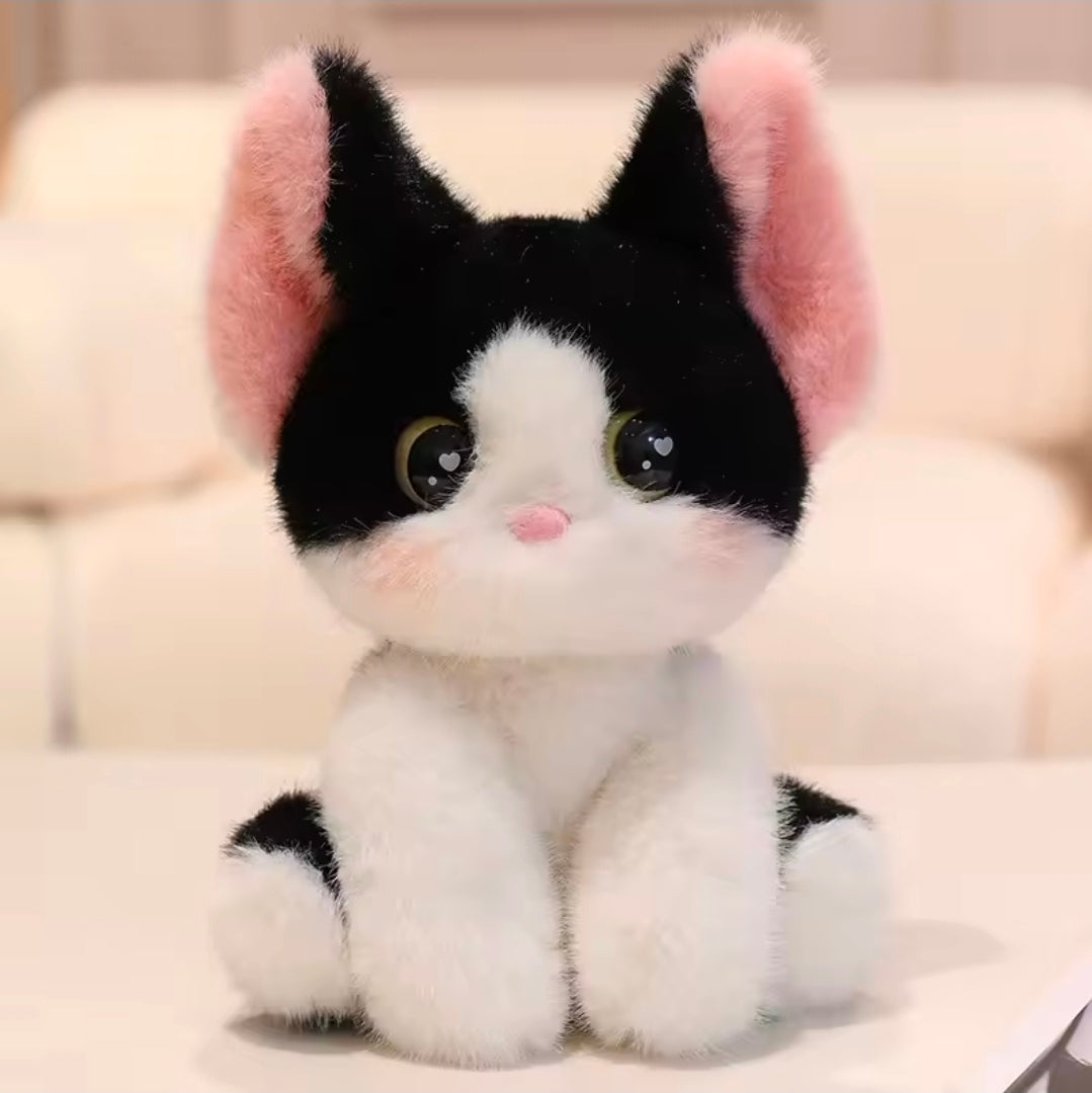 Kawaii Cat Plushies Cute Cartoon Siamese Cat
