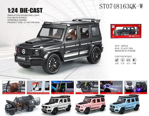 1:24 G800 SUV Diecast Car Model
