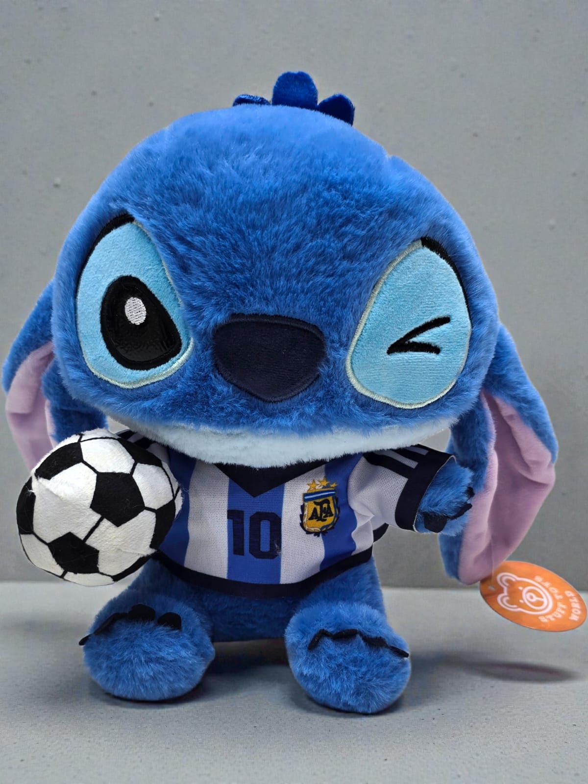 Disney Stitch Football Star Plush | Kids Stuffed Doll Pakistan