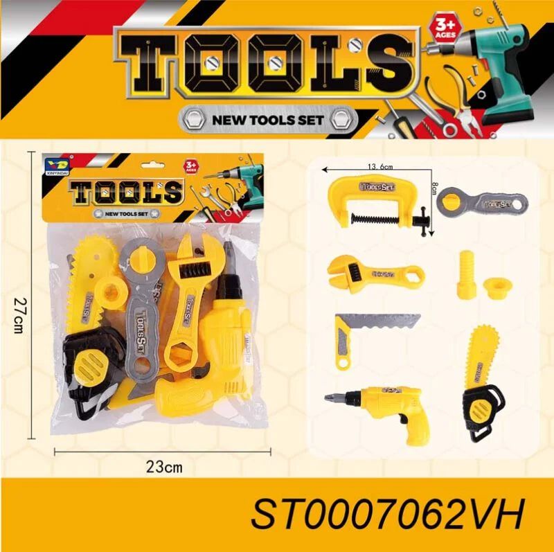 Kids Tool Set Toy Kit – Pretend Play Construction & Repair Tools