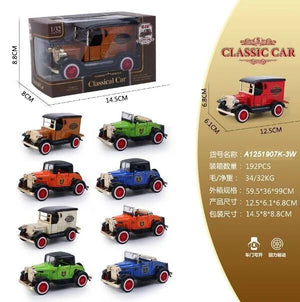Vintage Die Cast Classic Car Toy – Mini Metal Collectible Vehicle