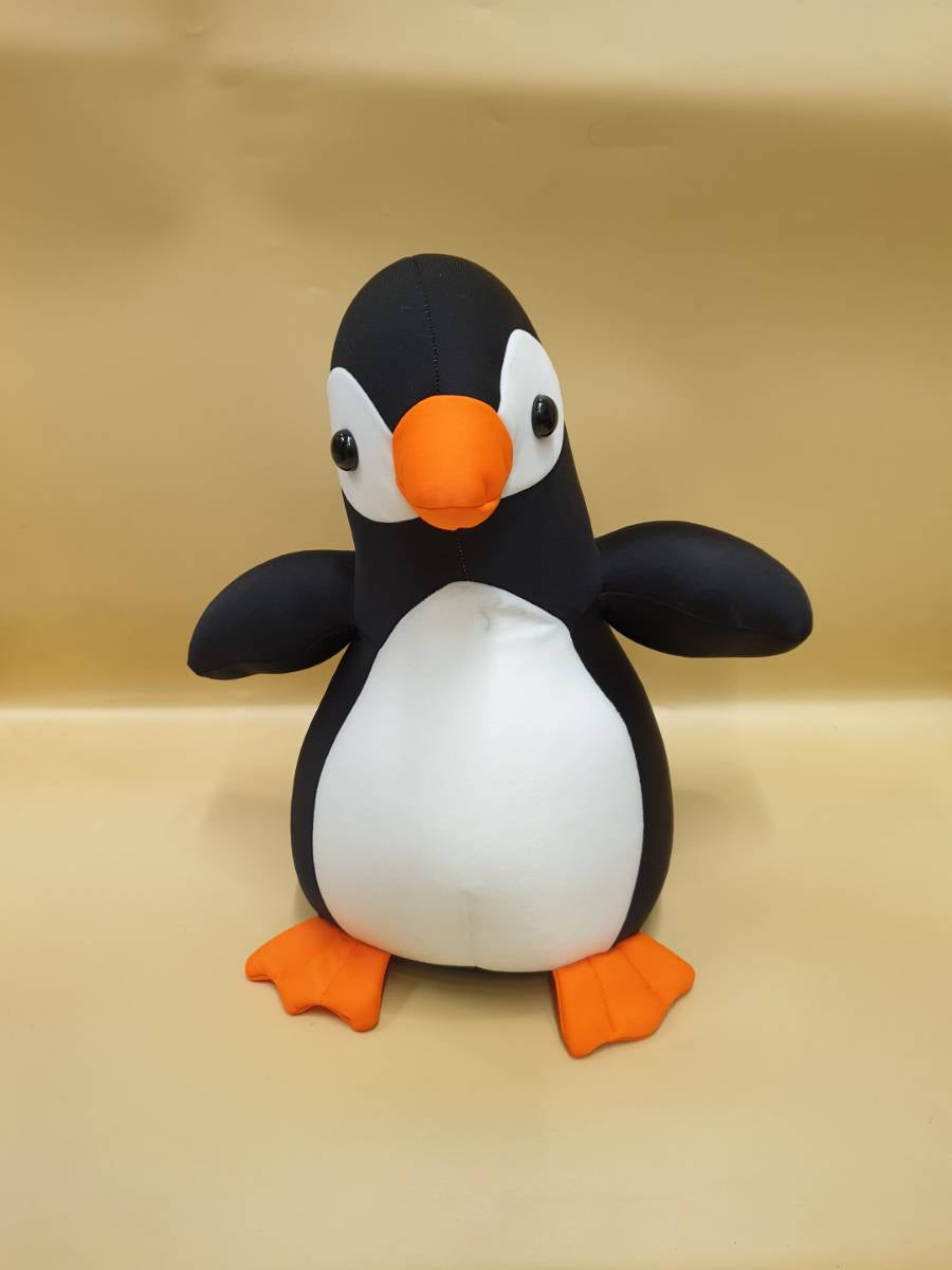 Cute Penguin Plush Toy – Black & White (2 Sizes)
