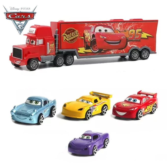 Faster 7pcs Car Toy Set Deluxe Set