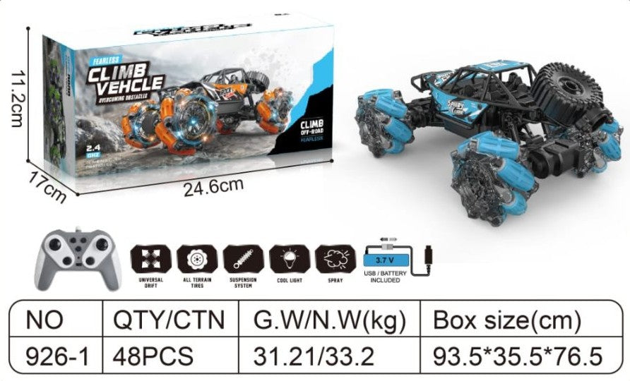 RC Climb Vehicle – Rock Crawler with All-Terrain Wheels
