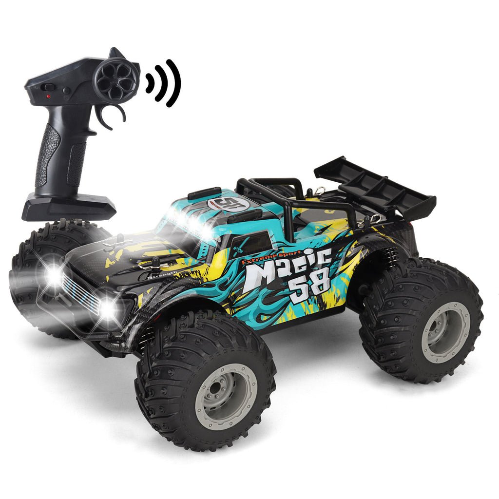 RC Cross Country Stunt Jeep with LED Lights