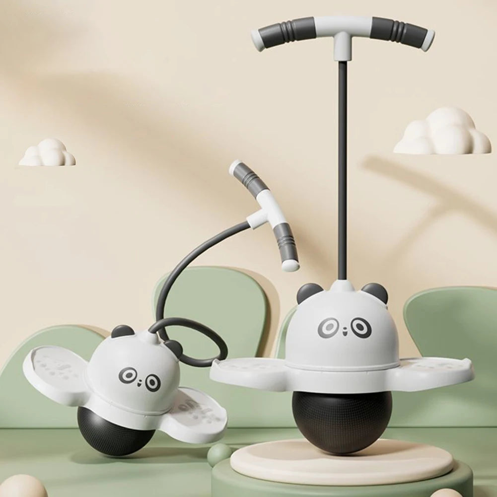 Cute Panda Pogo Jumper with Colorful Lights | Kids Toy
