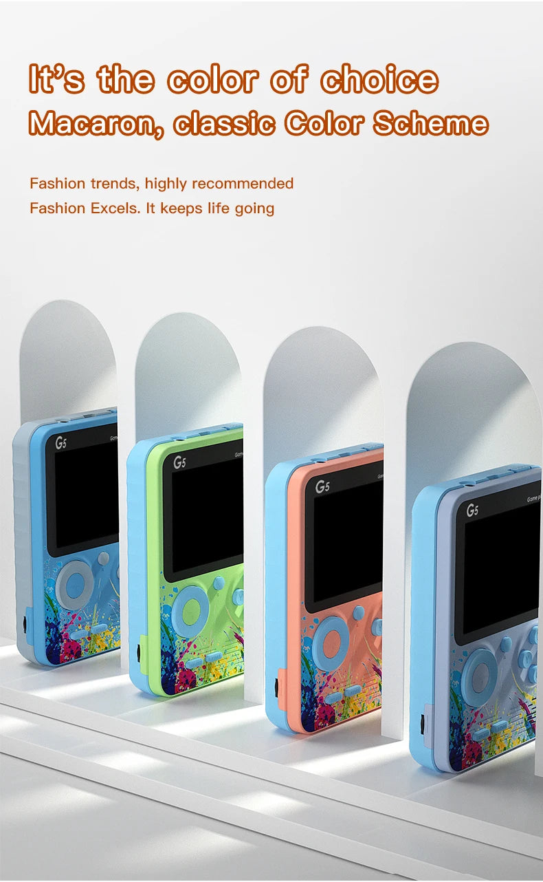 G5 Game Console Retro Handheld Portable 500-in-1 Classic Game Player