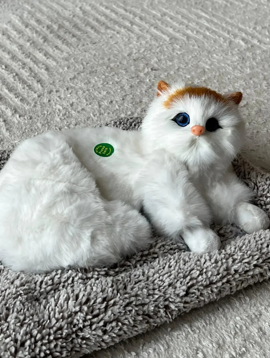 Car Ornament Simulation Sounding Medium Cats Plush Toy