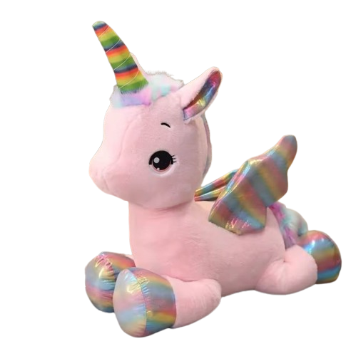 Unicorn (Standing & Sitting) Plush Toy (2 Colors), (4 Sizes)