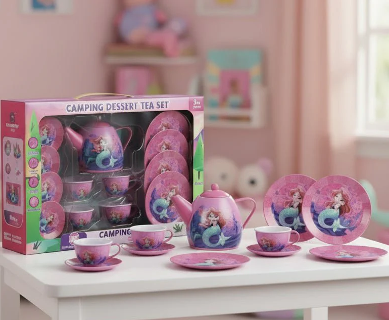 Princess Metal Tea Set