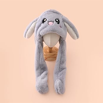 Animal Cap Airbag Hat with Moving Ears & LED Light