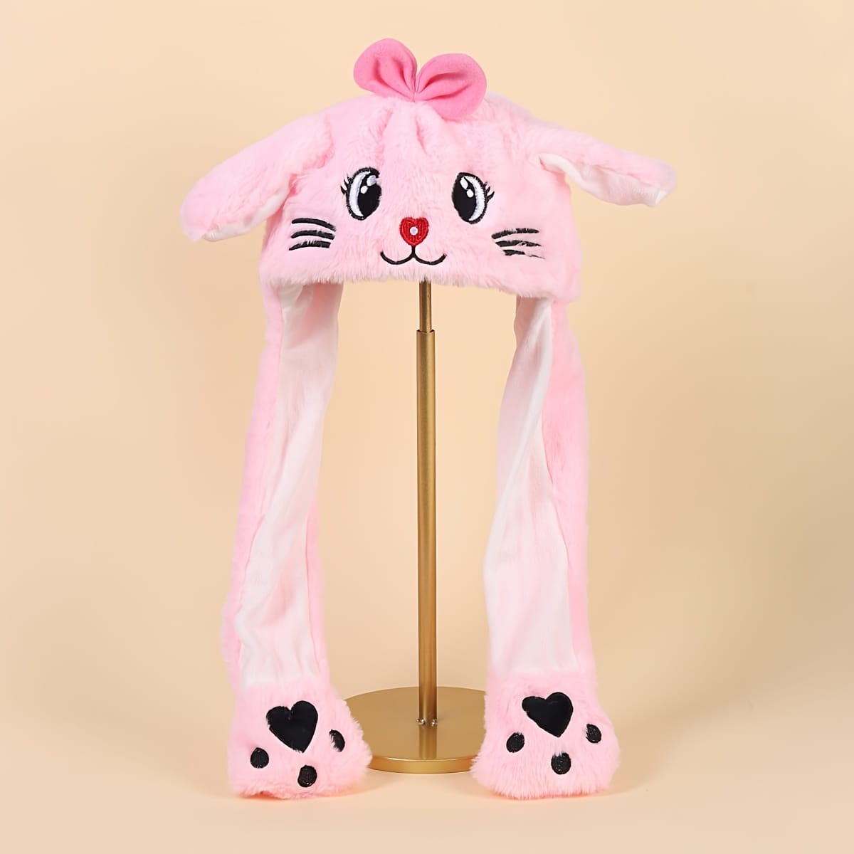 Animal Cap Airbag Hat with Moving Ears & LED Light