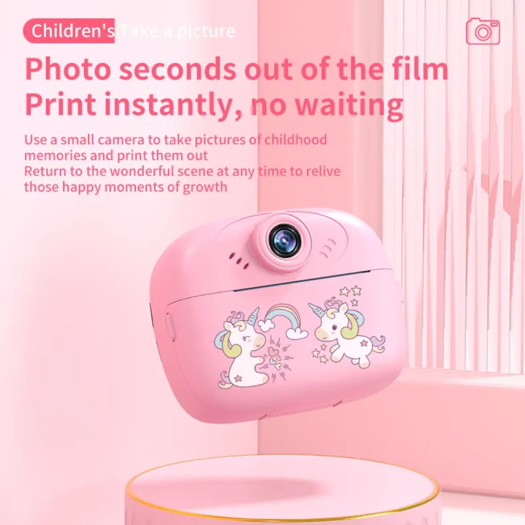 Children Mini Printer Camera Action Picture Baby Video Instant Print Camera for Kids