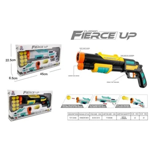 Fierce Up EVA Soft Ball Blaster Gun Toy for Kids